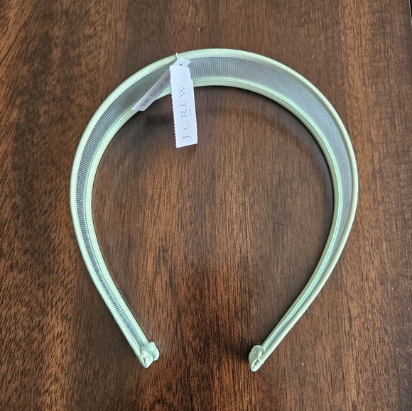 J.Crew Mesh Headband, Green - Picture 2 of 3